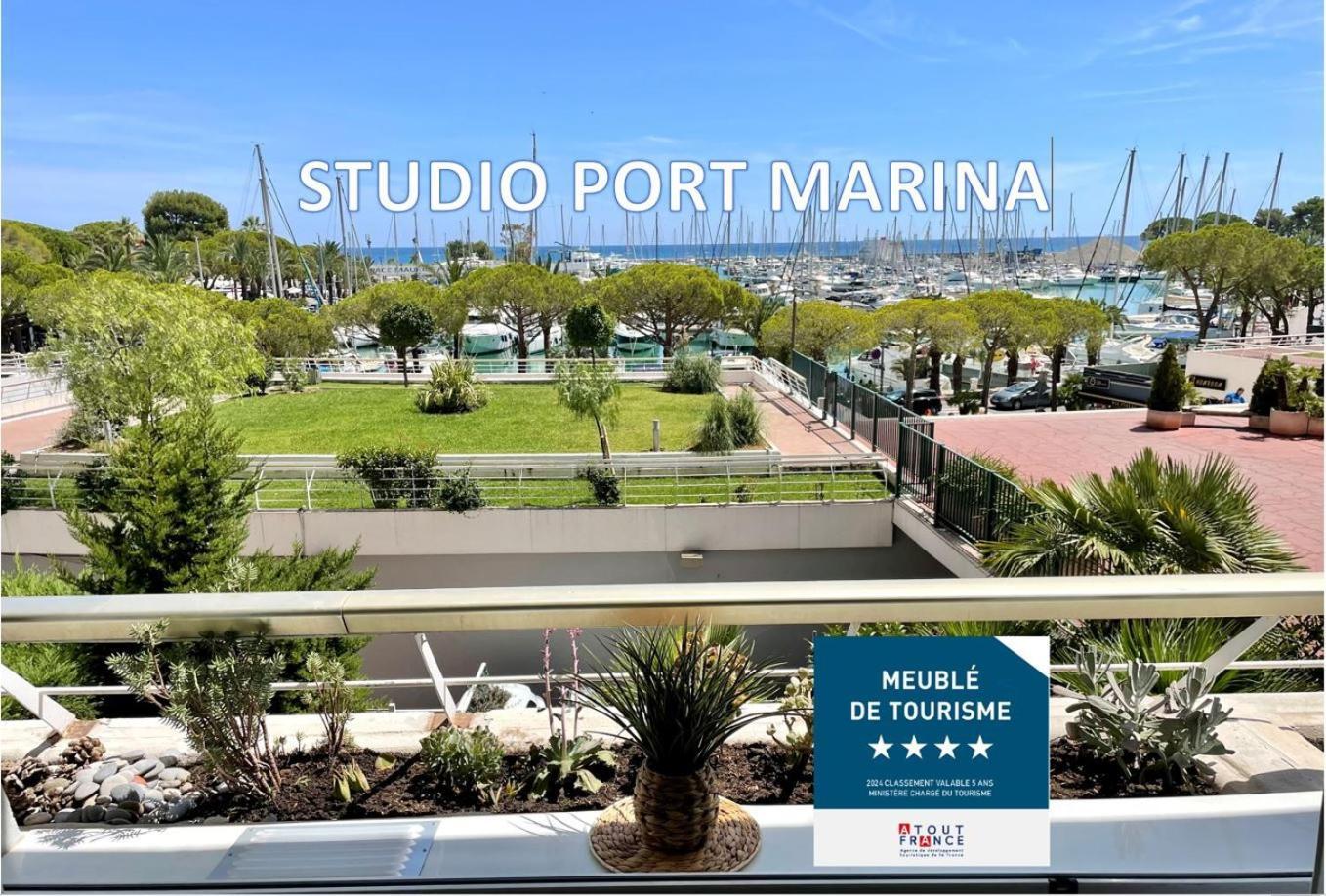 Studio Port Marina - Parking Prive, Climatise Au Ducal Villeneuve-Loubet Exterior photo